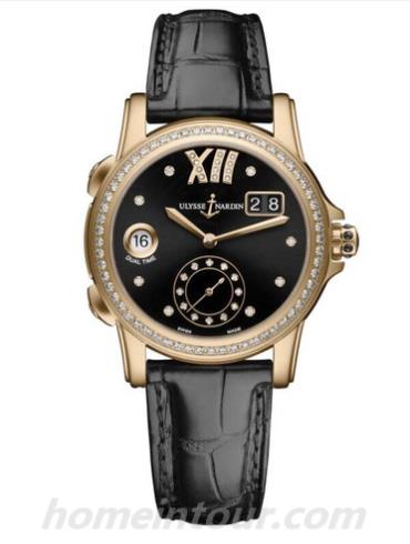 雅典3346_222B_30_02女表Classico经典系列-黑色表带/表径37.5mm