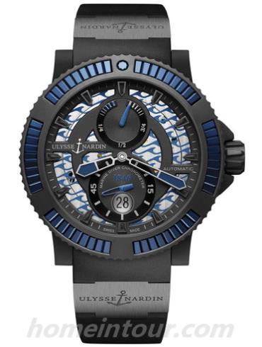 雅典263-92B2-3C_923男表Diver潜水表系列-黑色表带/表径45.8mm