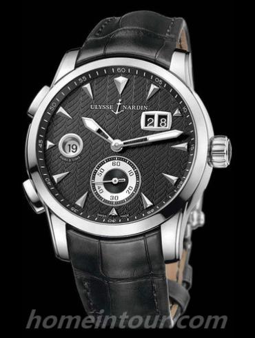 雅典3343-126_912男表复杂功能机械腕表系列-黑色表带/表径42mm