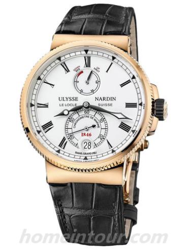 雅典1186-126_E0男表航海系列-黑色表带/表径43mm