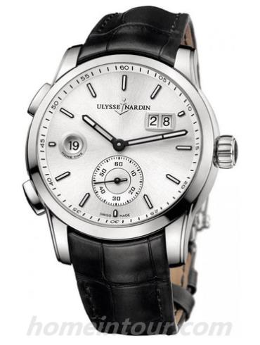 雅典3343-126_91男表复杂功能机械腕表系列-黑色表带/表径42mm