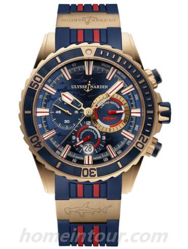 雅典1502-151LE-3_93-HAMMER男表航海系列-蓝色表带/表径44mm