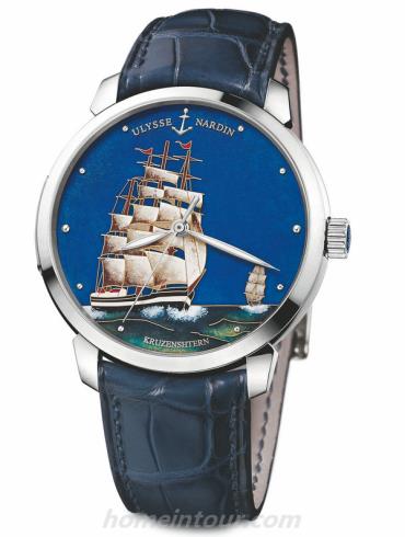 雅典8150-111-2_KRUZ男表Classico经典系列-蓝色表带/表径40mm