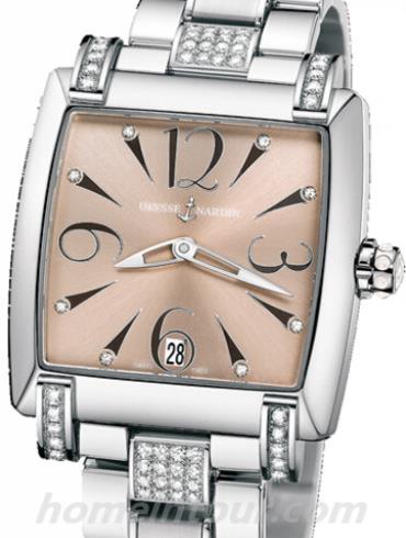 雅典133-91C-7C_06-05女表鎏金经典系列-银色表带/表径34mm