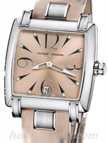 雅典133-91_06-05女表鎏金经典系列-棕色表带/表径34mm