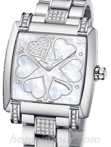 雅典133-91C-7C_HEART女表鎏金经典系列-银色表带/表径34mm