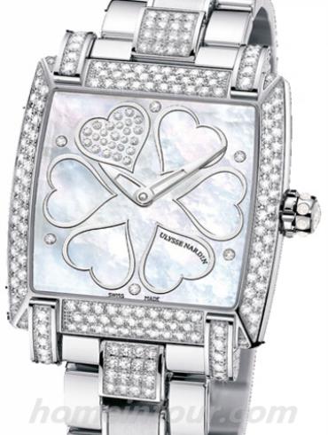 雅典133-91AC-7C_HEART女表鎏金经典系列-银色表带/表径34mm