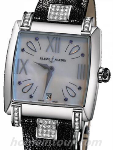 雅典133-91C491女表鎏金经典系列-黑色表带/表径34mm