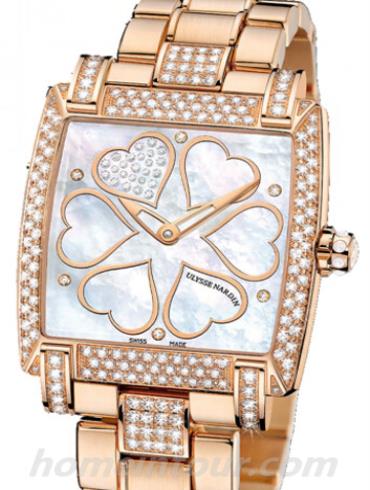 雅典136-91FC-8C_HEART_V2女表鎏金经典系列-金色表带/表径34mm