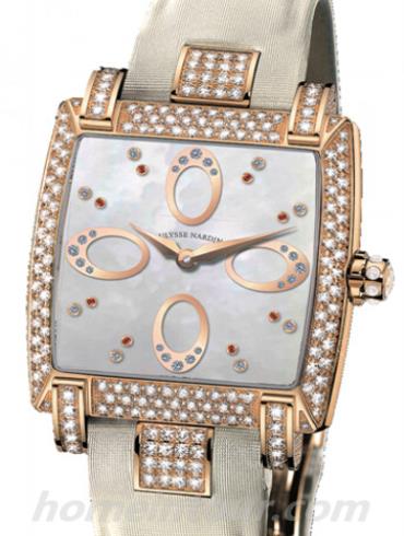 雅典136-91AC_891女表鎏金经典系列-白色表带/表径34mm