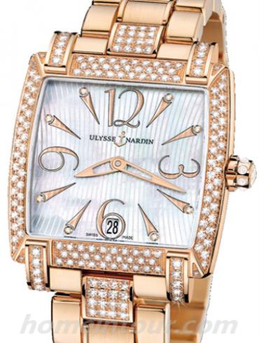 雅典136-91FC-8C_691女表鎏金经典系列-金色表带/表径34mm