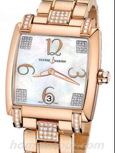 雅典136-91C-8C601女表-金色表带/表径34mm