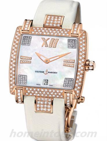 雅典136-91FC_301女表-白色表带/表径34mm