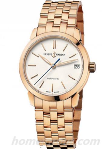 雅典8106-116-8_90女表鎏金经典系列-金色表带/表径31mm