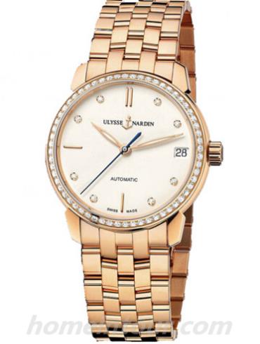 雅典8106-116B-8_990女表鎏金经典系列-金色表带/表径31mm