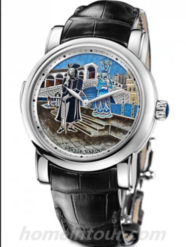 雅典719-63_VEN男表珍贵独特机械腕表系列-黑色表带/表径42mm