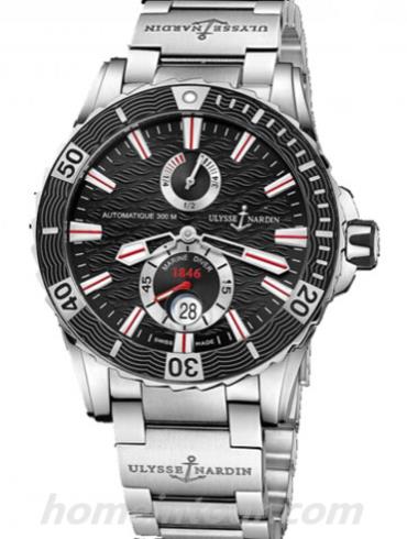 雅典263-10-7M_92男表航海系列-银色表带/表径44mm