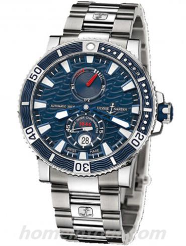 雅典263-10-7M_93男表航海系列-银色表带/表径44mm