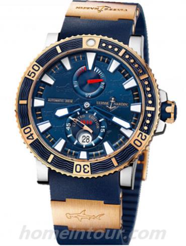 雅典265-91LE-3男表航海系列-间金色表带/表径45mm