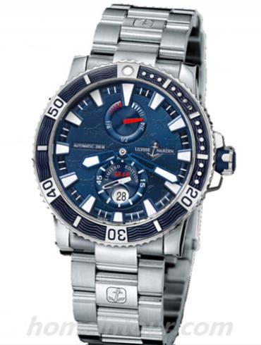 雅典263-91LE-7M男表航海系列-银色表带/表径45mm