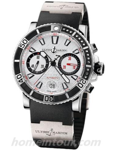 雅典8003-102-3_916男表航海系列-黑色表带/表径42.7mm