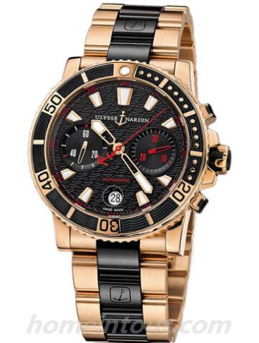 雅典8006-102-8C_926男表航海系列-间金色表带/表径42.7mm