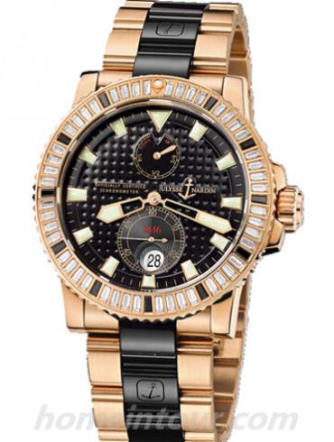 雅典266-34BAG-8C_92男表航海系列-间金色表带/表径42.7mm