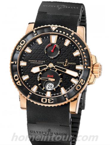 雅典266-33-3C_922男表航海系列-黑色表带/表径–