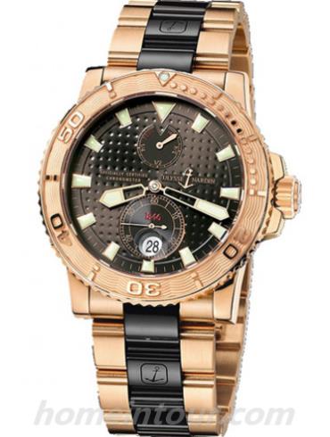 雅典266-33-8C_925男表航海系列-间金色表带/表径42.7mm