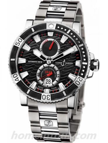 雅典263-90-7M_72男表航海系列-银色表带/表径45mm