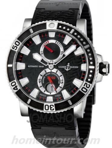 雅典263-90-3C_72男表航海系列-黑色表带/表径45mm