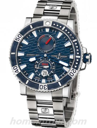 雅典263-90-7M_93男表航海系列-银色表带/表径45mm