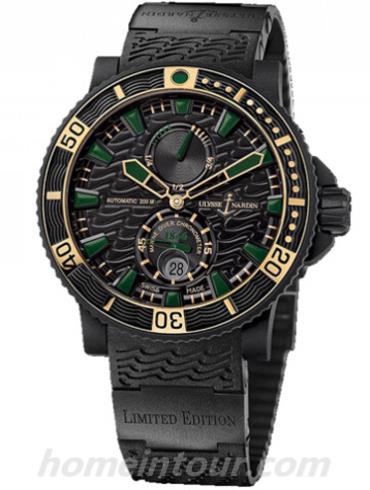 雅典263-92LE-3C_928-RG男表航海系列-黑色表带/表径48.5mm