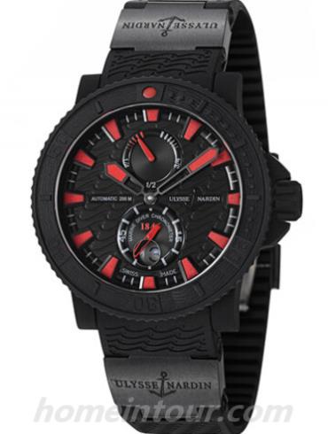 雅典263-92-3C男表Diver潜水表系列-黑色表带/表径48.5mm