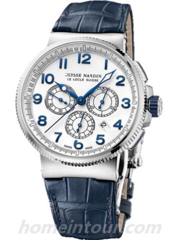 雅典1503-150_60男表航海系列-蓝色表带/表径43mm