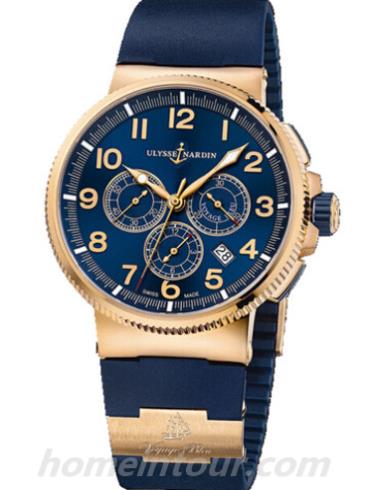 雅典1506-150LE-3_63-VB男表航海系列-蓝色表带/表径43mm