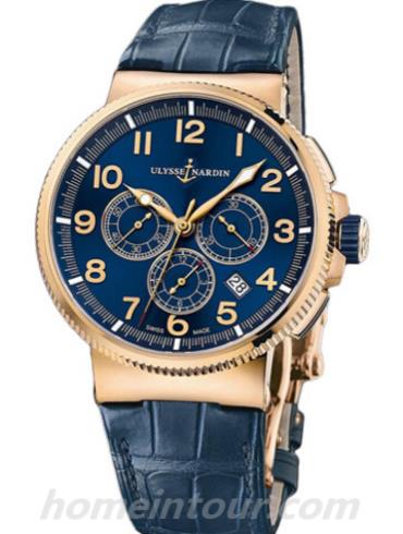 雅典1506-150_63男表航海系列-蓝色表带/表径43mm