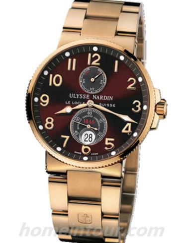 雅典266-66-8_625男表航海系列-金色表带/表径41mm