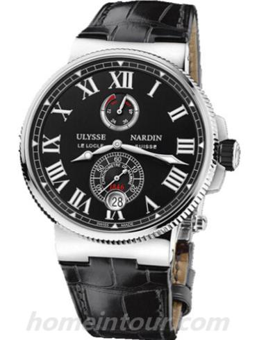 雅典1183-122_42_V2男表航海系列-黑色表带/表径45mm