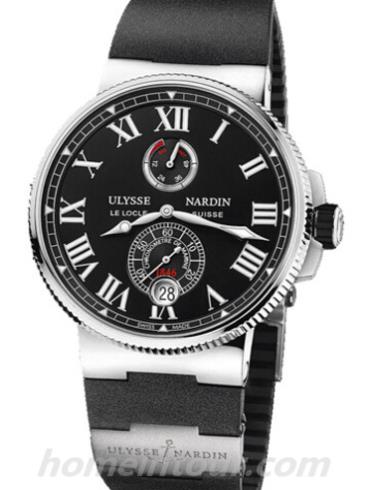 雅典1183-122-3_42_V2男表航海系列-黑色表带/表径45mm