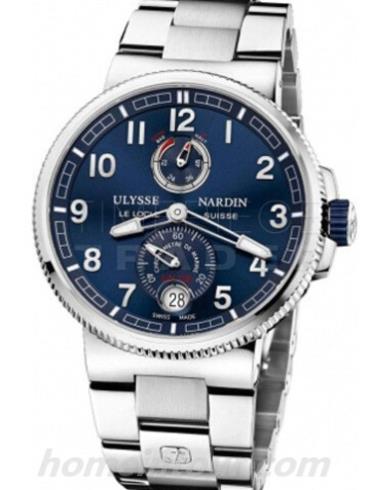 雅典1183-126-7M_43男表航海系列-银色表带/表径43mm