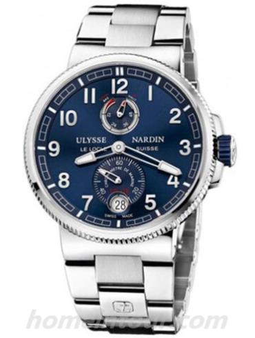 雅典1183-126-7M_63男表航海系列-银色表带/表径43mm