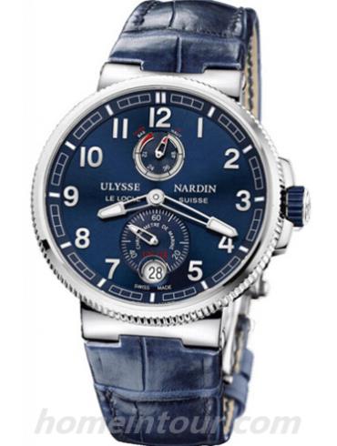 雅典1183-126_63男表航海系列-蓝色表带/表径43mm