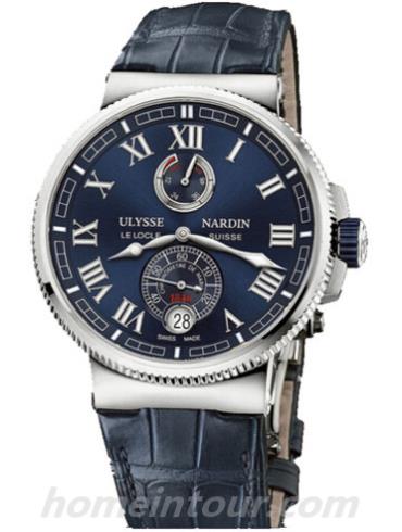 雅典1183-126_43男表航海系列-蓝色表带/表径43mm