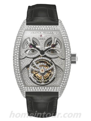 法穆兰8889_T_G_D8_MVT_D_FMD男表GIGA TOURBILLON系列-黑色表带/表径43.7x59.2mm