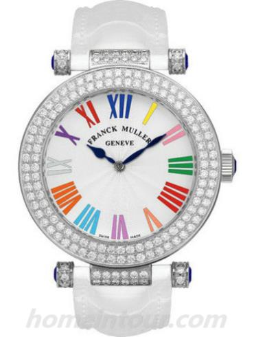 法穆兰3900_QZ_R_COL_DRM_D2女表RONDE系列-白色表带/表径—mm