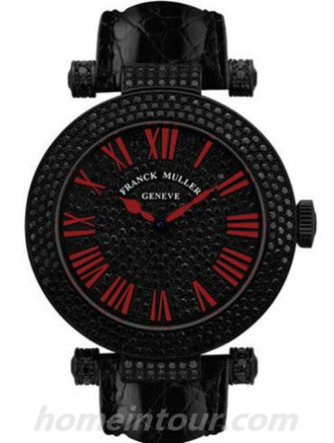 法穆兰3900_QZ_NR_R_D2_CD女表RONDE系列-黑色表带/表径—mm