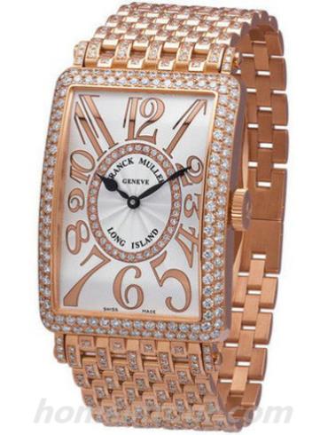 法穆兰902_QZ_REL_D_CD_1R女表Long Island系列-香槟色表带/表径22.9x40mm