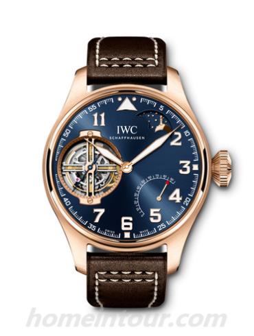 万国IW590303男表飞行员系列-棕色表带/表径46.2mm