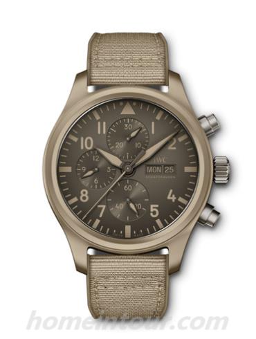 万国IW389103男表-米色表带/表径44.5mm